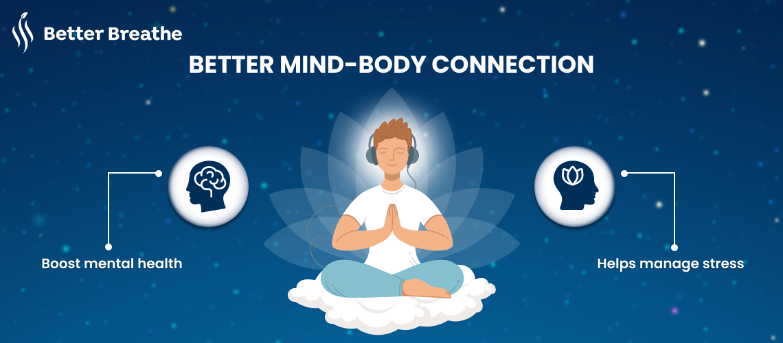 Connecting mind and body with breathing exercises